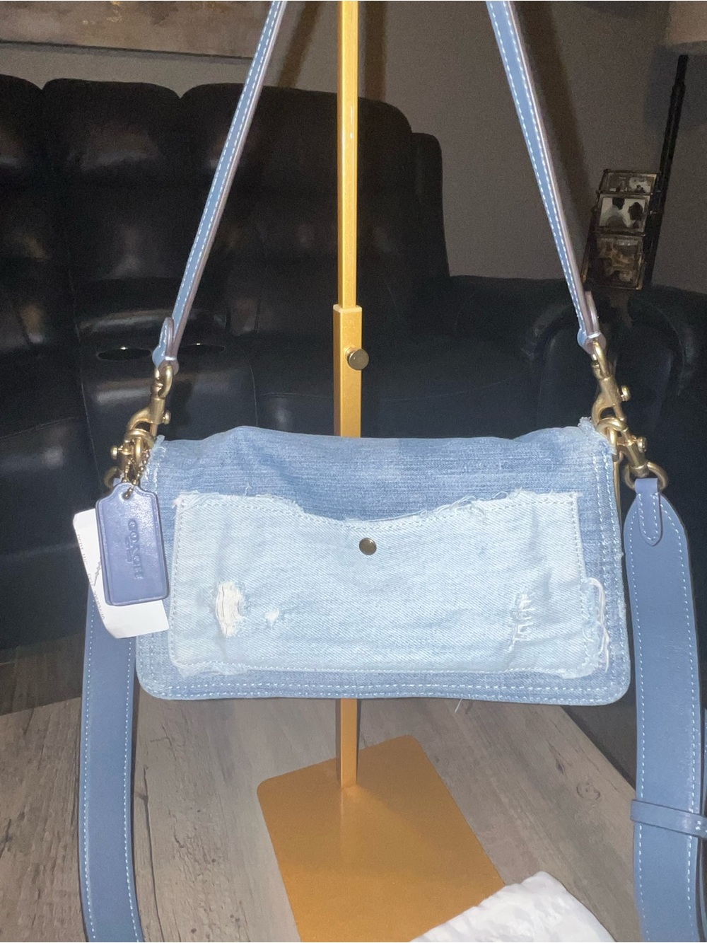 NEW! Coach Denim Tabby 26 - Picture 8 of 12